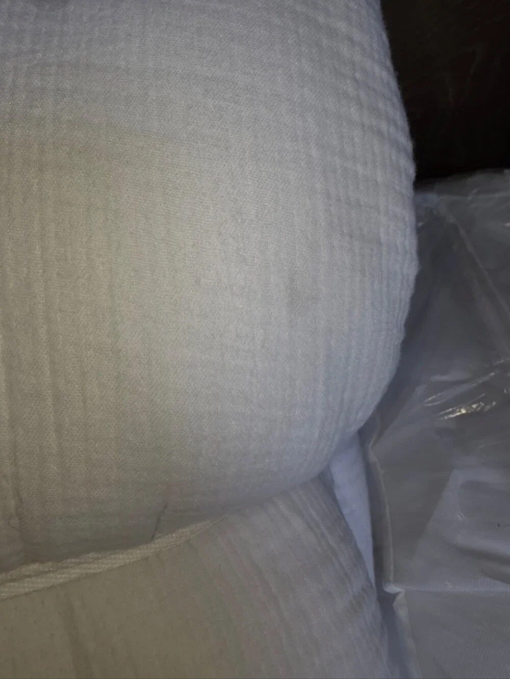 Quince Organic Cotton Airy Gauze Dream Quilt, King, White